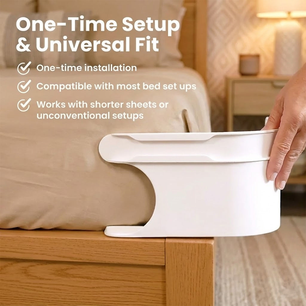 Movlive® Fitted Bed Sheet Holders Firm Sheet Grip with Invisible Strips
