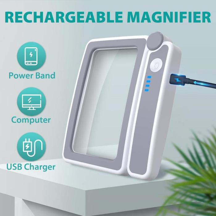 Movlive® LED Light Book Page Magnifier