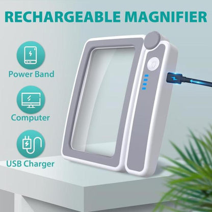 Movlive® LED Light Book Page Magnifier