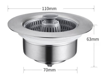 Movlive® Kitchen Sink Drain Strainer and Stopper 💦