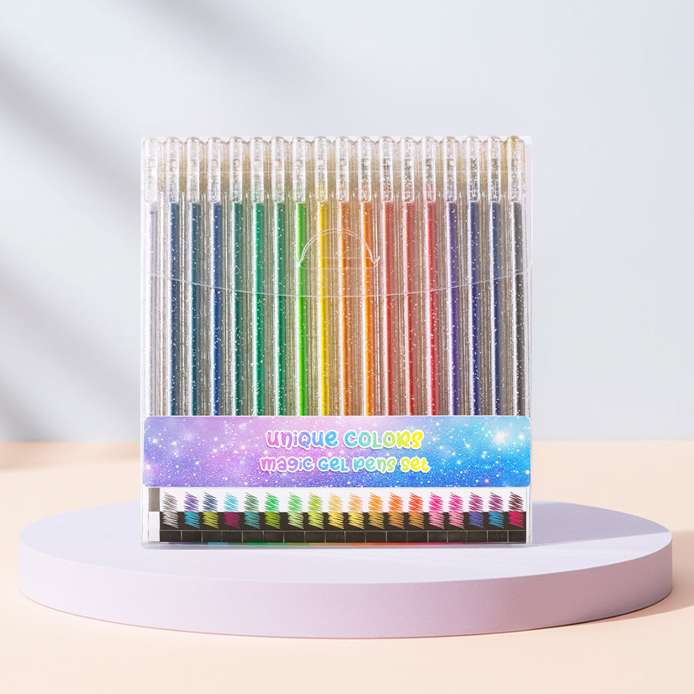 Movlive® Unique Colors Magic Gel Pens Set