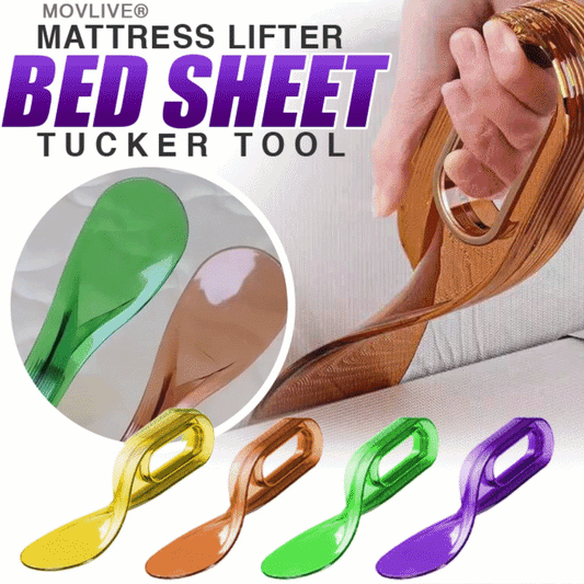 Movlive® Bed Maker Tool 🛏️ Mattress Lifter & Sheets Tucker